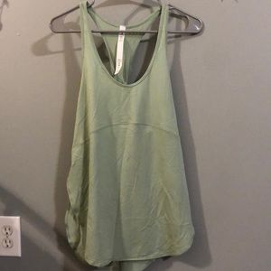 Light green lululemon tank top